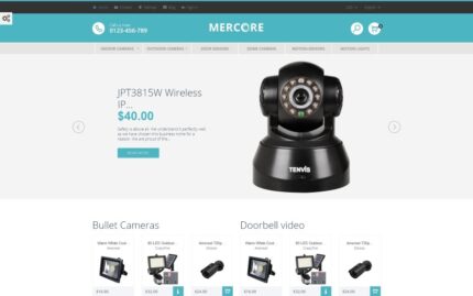 Mercore - Safety Equipment Store PrestaShop Theme