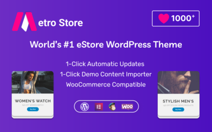 Metro Store Free - Fashion Store WooCommerce Theme