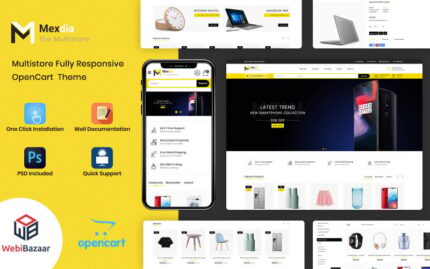 Mexdia - Multipurpose OpenCart Template