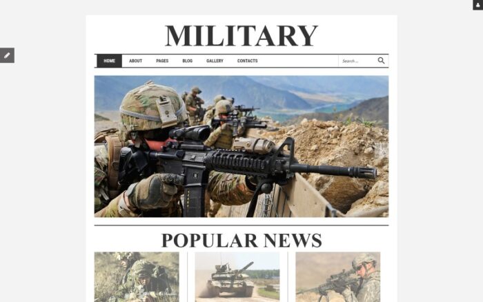 Military Responsive Joomla Template