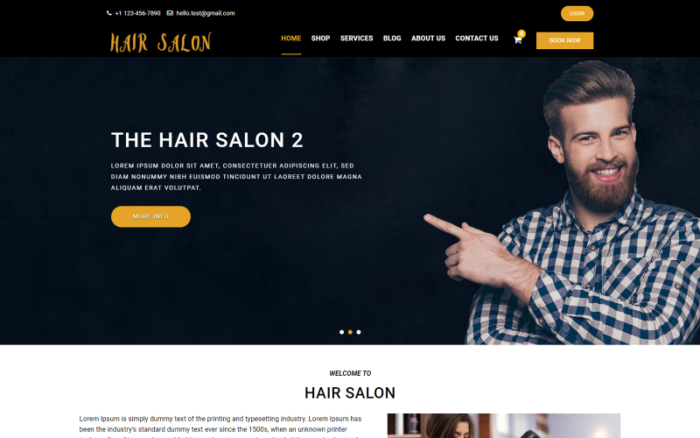 Mindz Salon WordPress Theme