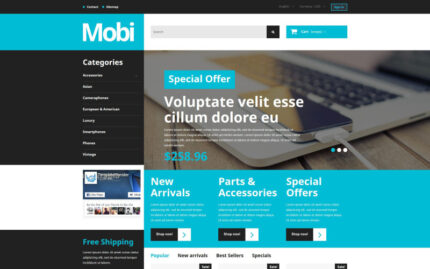 Mobi PrestaShop Theme