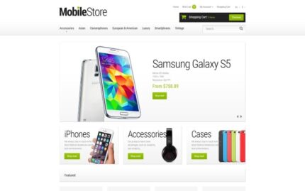 Mobile Phones OpenCart Template