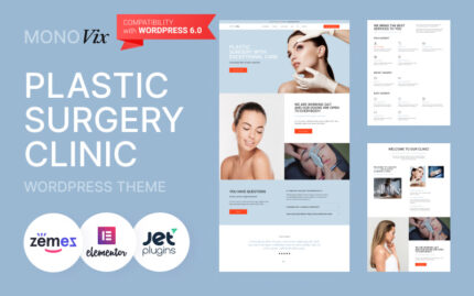 MonoVix - Plastic Surgery Clinic WordPress Theme