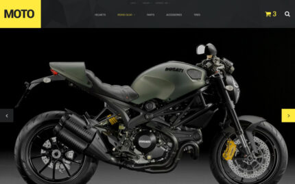 Motorcycle Store PrestaShop Theme