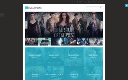 Movie Responsive Joomla Template