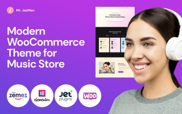 Mr. JazMan - Music Store WooCommerce Theme