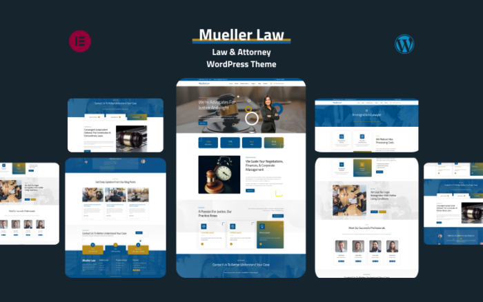 Mueller Law - Law & Attorneys WordPress Theme