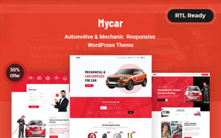 Mycar - Automotive & Mechanic Responsive WordPress Theme