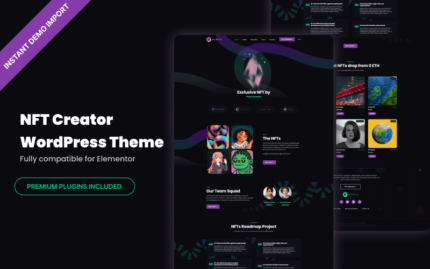 MyNFTs - NFT Creator WordPress Theme