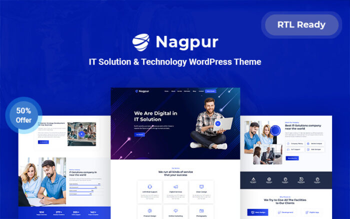 Nagpur IT Solution & Technology Responsive WordPress Theme