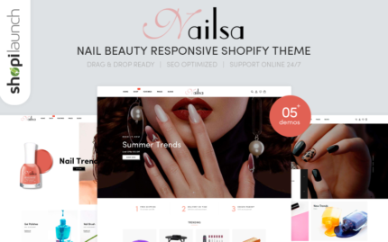 Nailsa - Nail Beauty Responsive Shopify Theme