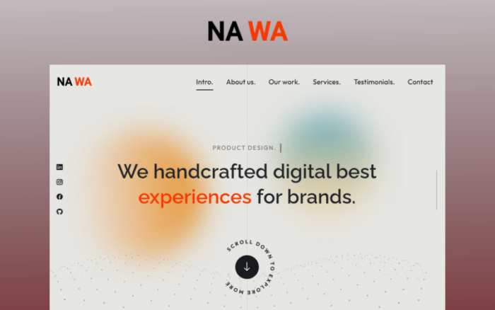 Nawa - Multipurpose Landing Page Bootstrap Template Landing Page Template