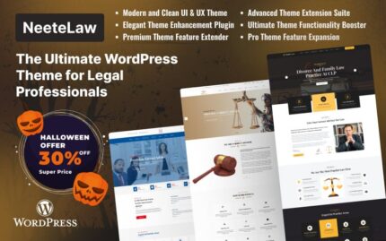 Neete Law: Lawyer WordPress Theme