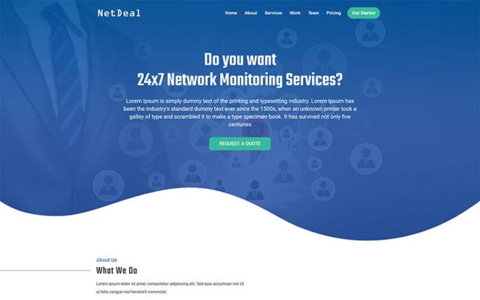 NetDeal Landing Page Template