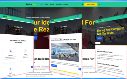 NettaCPN - Service Company - Infomation Company - Website Template- Bootstrap Responsive