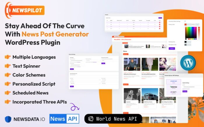 NewsPilot AI - Automatic News Post Generator WordPress Plugin