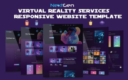 Nextgen - Virtual Reality Services Responsive website Template Website Template