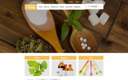 NutritionSupplements PrestaShop Theme