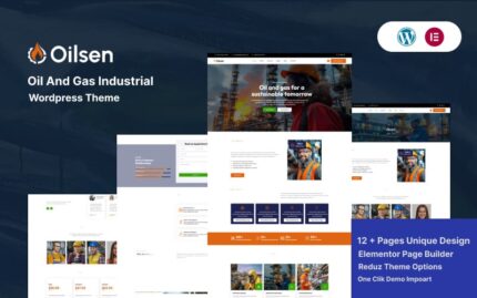 Olisen - Oil and Gas Industrial WordPress Theme