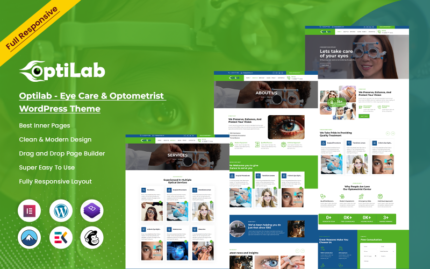 Optilab - Eye Care & Optometrist WordPress Theme