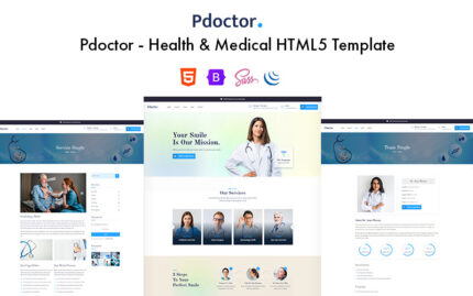 Pdoctor - Medical HTML5 Template Website Template