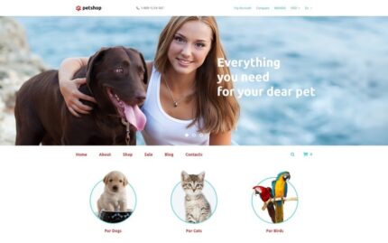 PetShop OpenCart Template