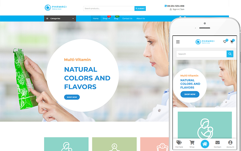 Phamaci - Theme For Medicine & Healthcare WooCommerce Theme