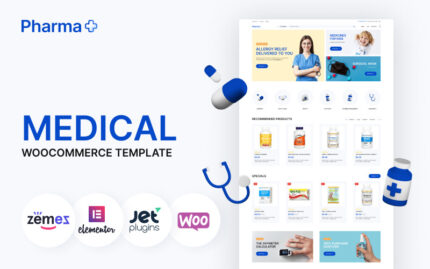 Pharma+ - Medical, Drug Store WooCommerce Theme