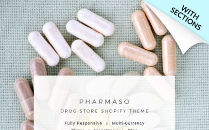 Pharmaso - Drug Store Shopify Theme