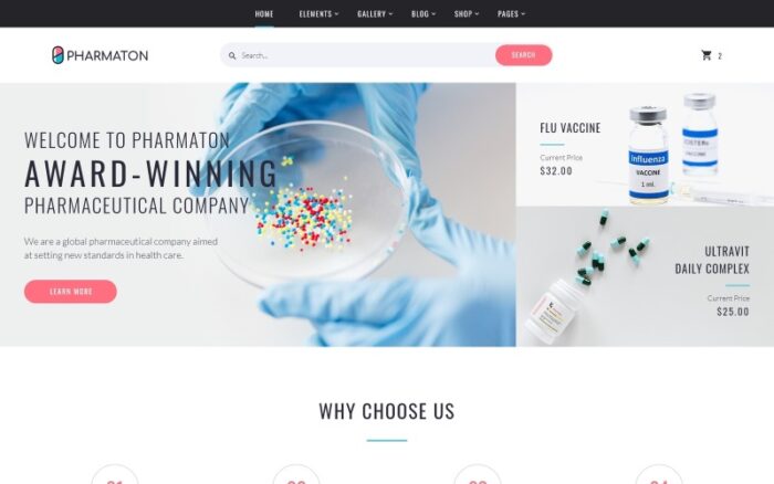 Pharmaton - Drug Store Multipage Modern HTML Template Website Template