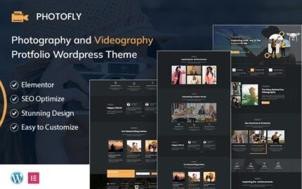 Photofly – Camera Photography and Videography Portfolio WordPress Theme