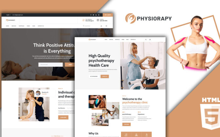 Physiorapy Physiotherapy Medical Website Template