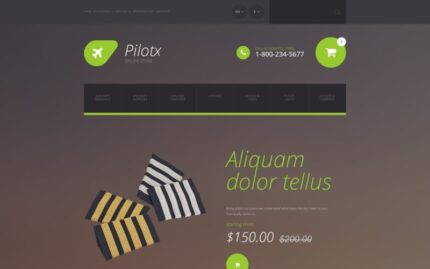 Pilotx OpenCart Template