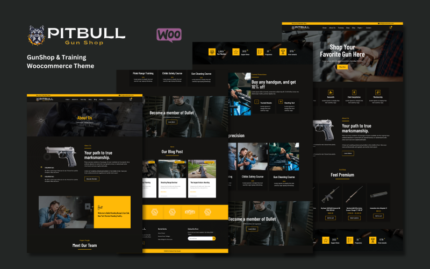 PitBull - Gun Shop WooCommerce Theme