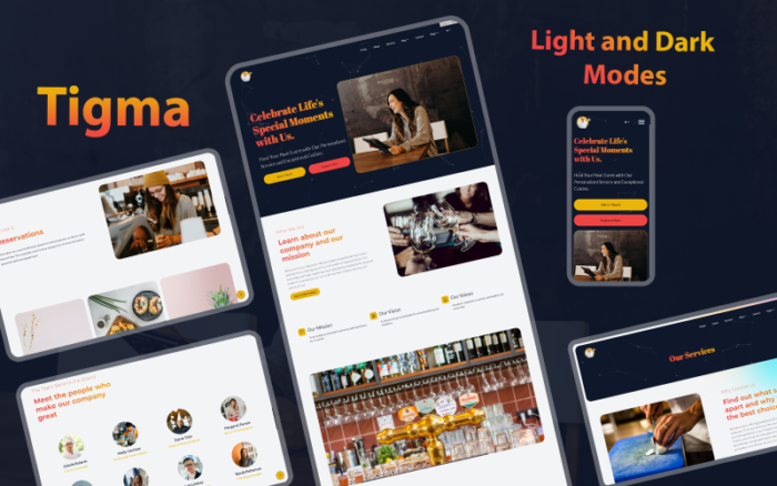 PlatePalace - Restaurant HTML Website Template