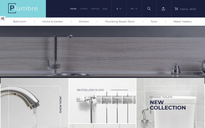 Plumbre - Plumbing Supplies PrestaShop Theme