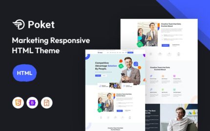 Poket – Digital Marketing Responsive Website Template