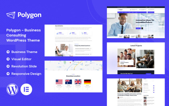 Polygon - Business Consulting WordPress Theme