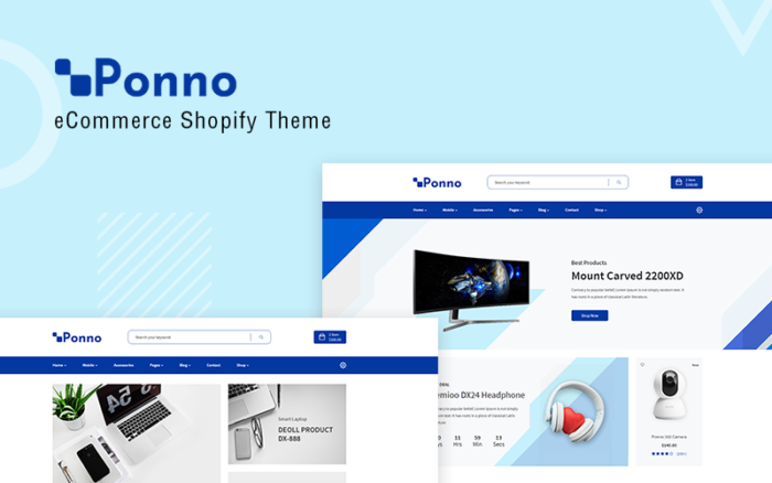 Ponno - Electronics Shopify Theme