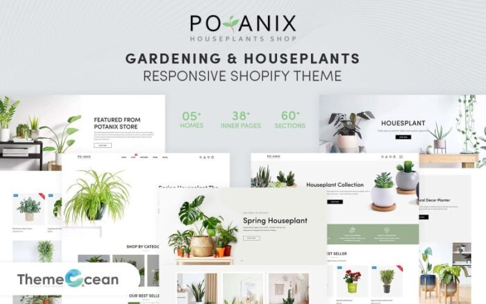 Potanix - Gardening & Houseplants Shopify Theme