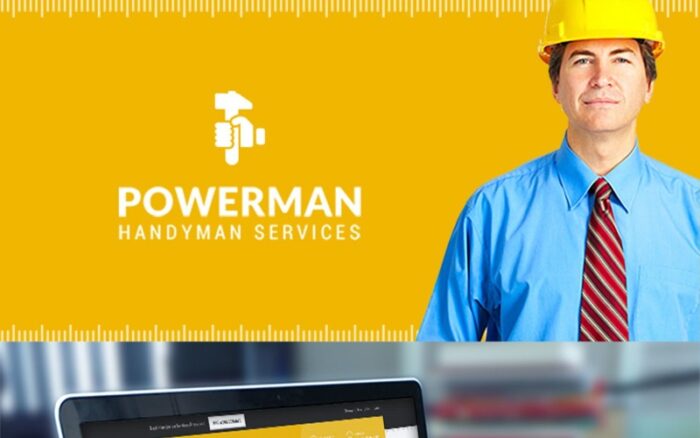 Powerman - Handyman Services WordPress Theme