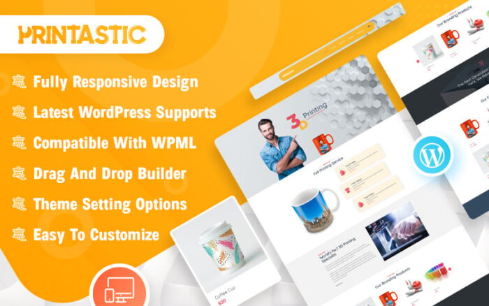 Printastic - 3D Printing Shop Woocommerce Theme WooCommerce Theme