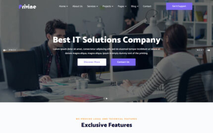 Privine - IT Solutions & Business Services Website Template