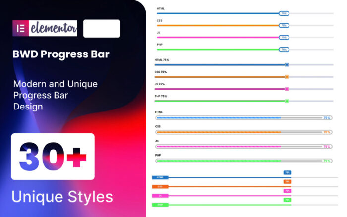 Progress Bar WordPress Plugin For Elementor