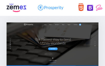 Prosperity - Banking Multipage HTML5 Website Template