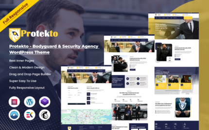 Protekto - Bodyguard & Security Agency WordPress Theme