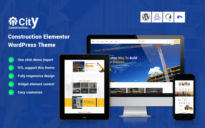 Qcity - Construction Website Template