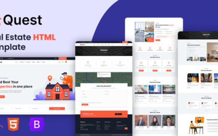 Quest - Real Estate HTML Template Website Template