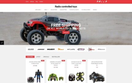 Radio Controlled Toys Responsive OpenCart Template